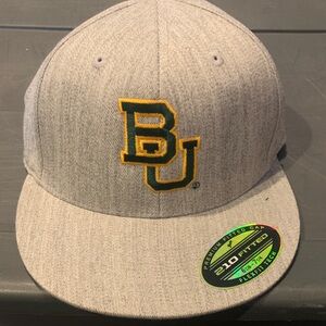 Gray BU Fitted Cap